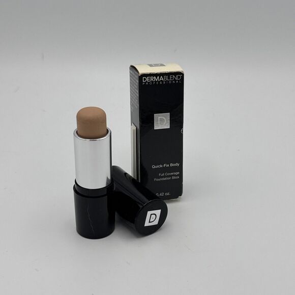 Dermablend Quick-Fix Body Foundation Stick 35W Tan Tattoo Scar Coverage NIB - Picture 4 of 6